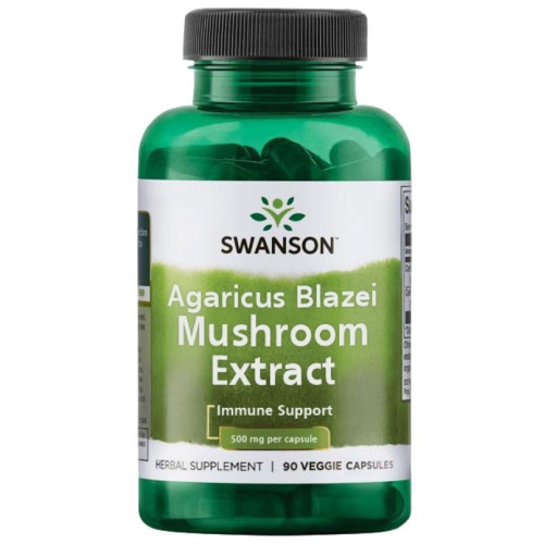 Swanson Agaricus Blazei Mushroom Extract Екстракт от гъби Агарикус Блазеи за имунитет х90 капсули