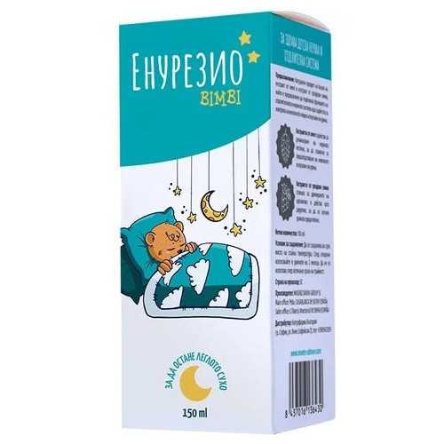 Енурезио Бимби детски сироп при нощно напикаване 150 мл Naturpharma