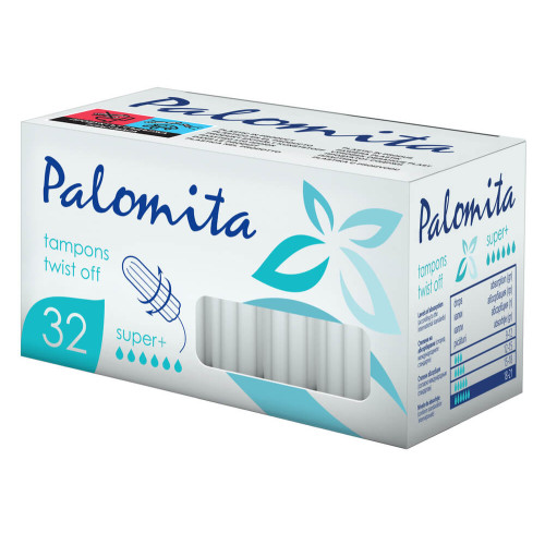 Palomita Twist Off Дамски тампони Размер Супер+ х 32 броя