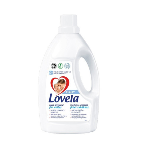 Lovela Baby Течен перилен препарат за бели тъкани 1450 мл