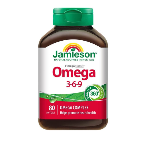 Jamieson Omega 3-6-9 Омега 3-6-9 Биокомплекс x 80 капсули