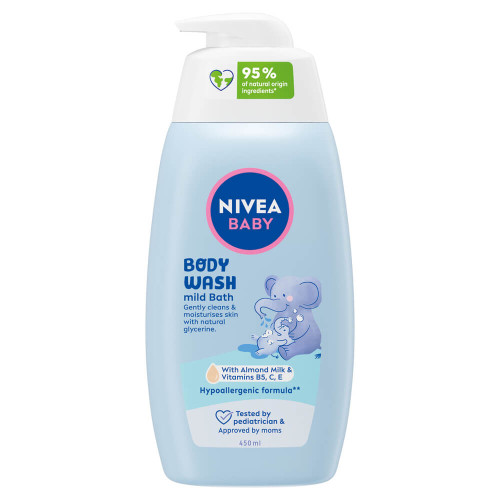 Nivea Baby Нежен душ гел за тяло 450 мл