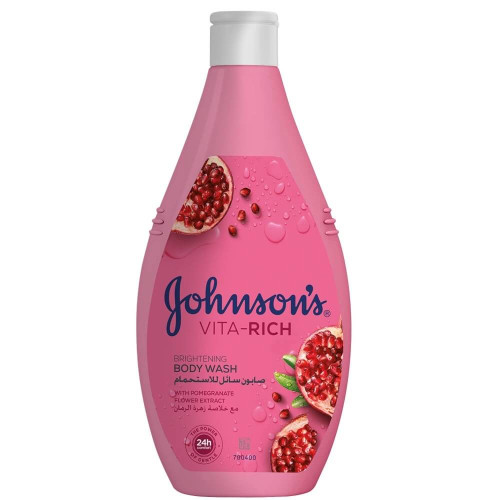 Johnson's Vita-Rich Душ гел с екстракт от цвят на нар 400 мл