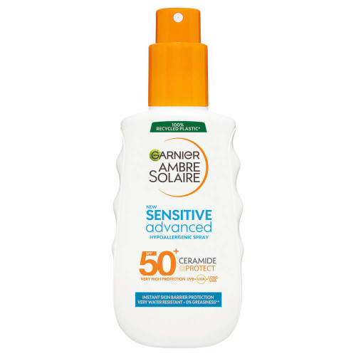 Garnier Ambre Solaire Слънцезащитно мляко спрей SPF50+ 150 мл