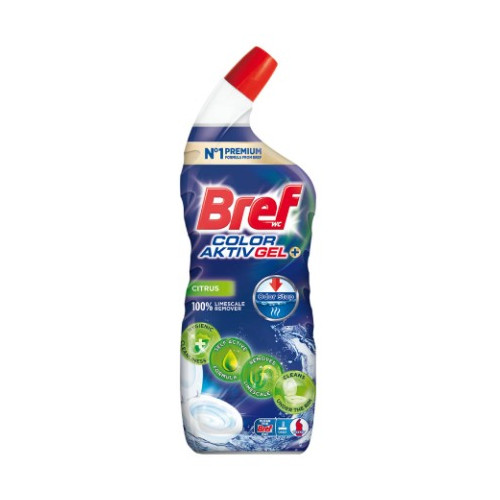 Bref Excellence Gel Limescale Почистващ гел за тоалетна чиния цитрус 700 мл