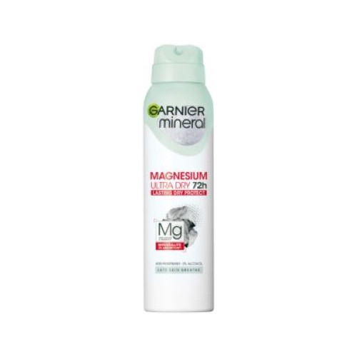 Garnier Magnesium Ultra Dry 72h Дезодорант спрей против изпотяване за жени 150 мл