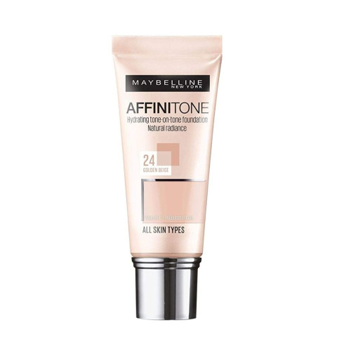Maybelline Affinitone Хидратиращ фон дьо тен за всеки тип кожа 24 Golden Beige