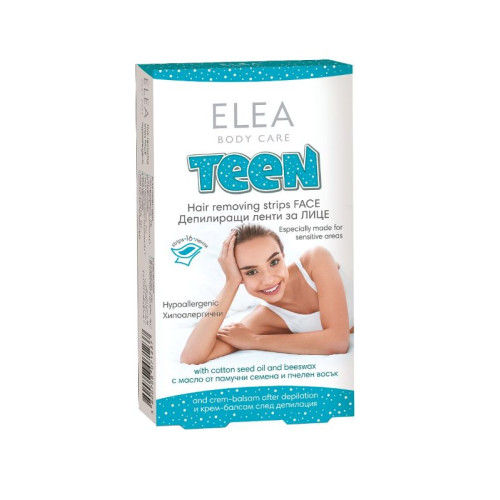 Elea Teen Депилиращи ленти за лице x16 бр
