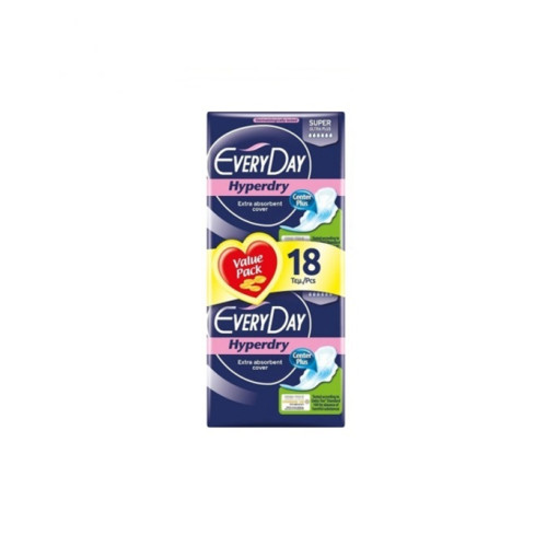 Everyday Hyperdry Super Ultra Plus Дамски превръзки х18 бр 
