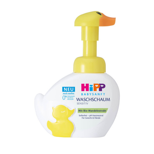 Hipp Babysanft Измивна пяна за ръце и лице Пате жълто 250 мл