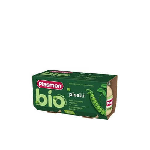 Plasmon Bio Пюре от грах за деца 6М+ 80 г х 2 бр
