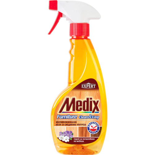 Medix Expert Furniture Clean & Easy Flowers Спрей за почистване на мебели Цветя 350 мл