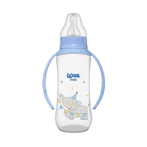 WEE BABY Classic PP Шише за хранене с дръжки 270 мл
