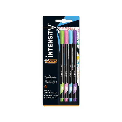 BIC Тънкописец Intensity Fun 4бр различни цветове