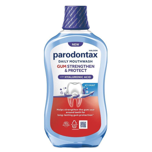 Paradontax ICY Mint Вода за уста с хиалурон за здрави венци 500 мл