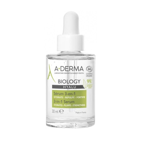 A-Derma Biology Hyalu Серум за лице 3в1 30 мл