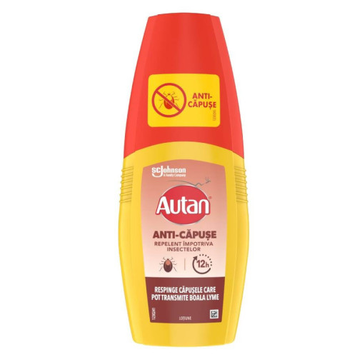 Autan Protection Plus Lotion Репелент лосион срещу кърлежи 100 мл SC Johnson