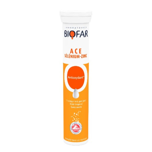Biofar Витамини A C E + Селен и Цинк 20 ефервесцентни таблетки