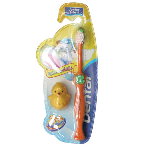 Dental Soft Care Kids Детска четка за зъби с поставка 3+ години