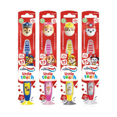 Aquafresh Little Teeth Детска четка за зъби с капаче 3-5 години