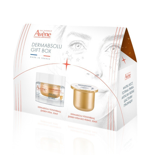 BOX Avene DermAbsolu Уплътняващ дневен крем 50 мл + Уплътняващ дневен крем 50 мл пълнител