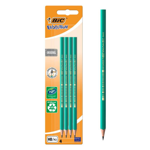 BIC Молив без гума Evolution HB х 4 бр.