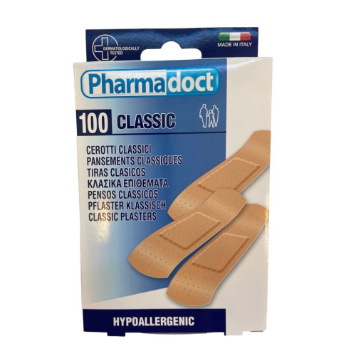 Pharmadoct Classic Водоустойчив пластир х 100 броя