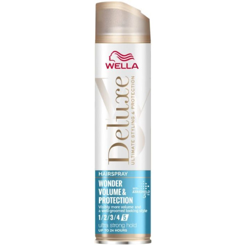 Wella Deluxe Wonder Volume & Protection Лак за коса за обем и защита 200 мл