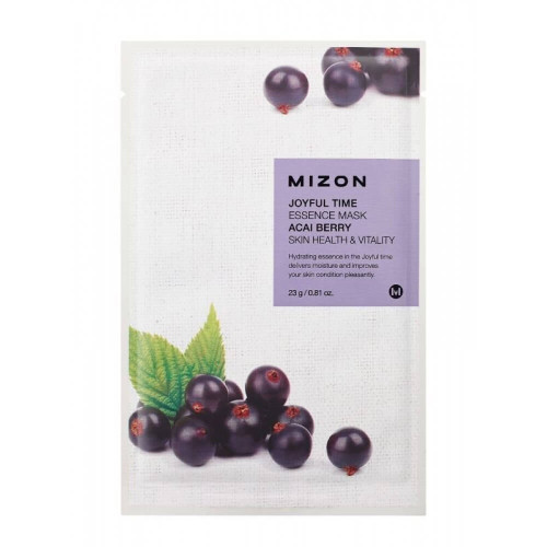 MIZON Joyful Time Acai Berry Шийт маска за лице с екстракт от Акай бери х 1 брой