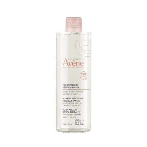 Avene Les Essentiels Мицеларна вода за почистване на грим 400 мл