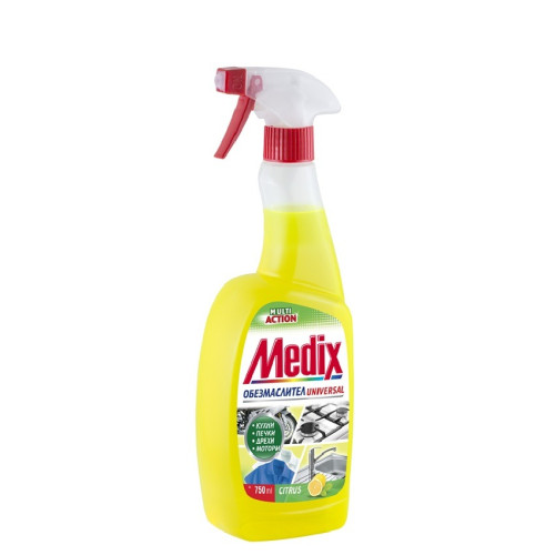 Medix Multi action Citrus Universal Универсален обезмаслител с помпа - лимон 750 мл