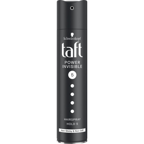 Taft Invisible Power Лак за коса с действие в три степени за мега силна фиксация 250 мл