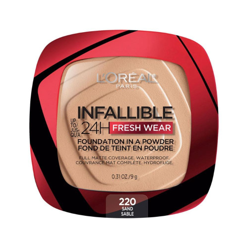 L’Oreal Infallible Fresh Wear Компактна пудра за лице 220 Sand