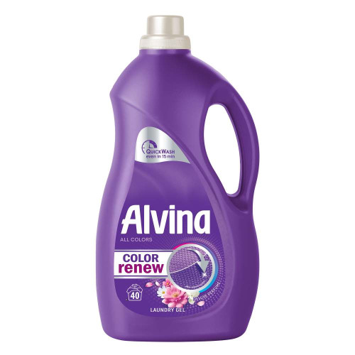 Alvina Color Deluxe Perfume Перилен препарат за цветни тъкани - лилав 1800 мл