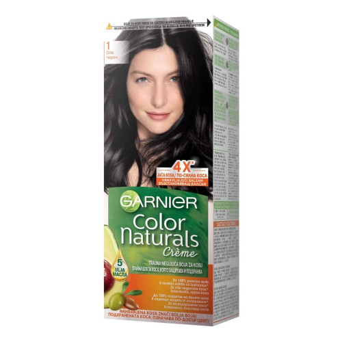 Garnier Color Naturals Трайна боя за коса, 1 Natural Black