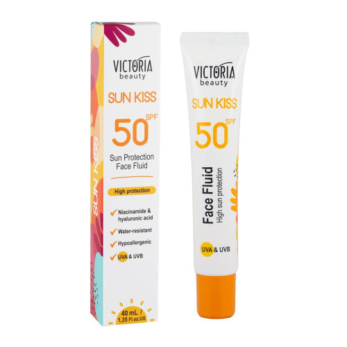 Victoria Beauty Слънцезащитен флуид за лице Sun Kiss SPF50 40 мл