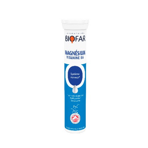 Biofar Magnesium Vit B 20 ефервесцентни таблетки