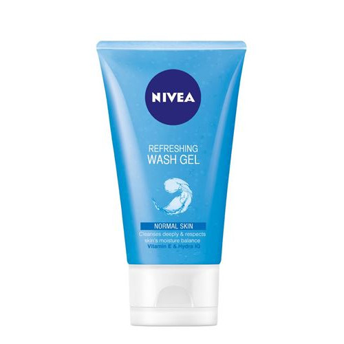 Nivea Refreshing Oсвежаващ измиващ гел за лице за нормална кожа 150 мл