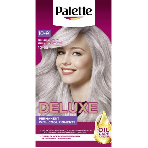 Palette Deluxe 10-55 Dusty Cool Blond Крем Боя Русо Schwarzkopf