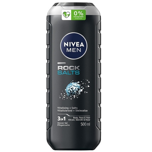 Nivea Men Rock Salts Душ-гел за мъже с каменна сол 500 мл