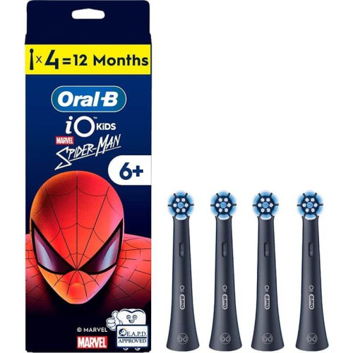 Oral-B iO Kids Spiderman Резервни глави за електрическа четка за зъби х 4 бр