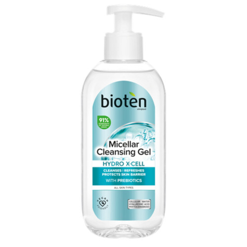 Bioten Hydro X-cell Micellar Cleansing Gel Почистващ гел за лице 200 мл