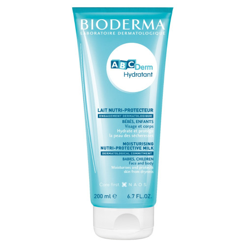Bioderma ABC Derm Хидратиращо мляко за лице и тяло 200 мл