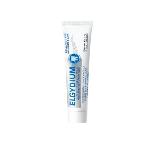 Elgydium Brilliance & Care Полираща и избелваща паста за зъби 30 мл