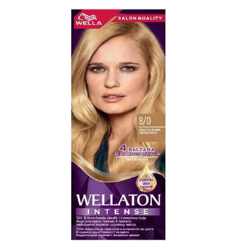 Wella WELLATON Боя за коса 8/0 Светло русо