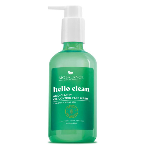 BioBalance Hello Clean Измивен гел за лице със салицилова киселина 250 мл