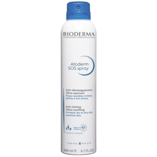 Bioderma Atoderm SOS Противосърбежен успокояващ спрей 200 мл