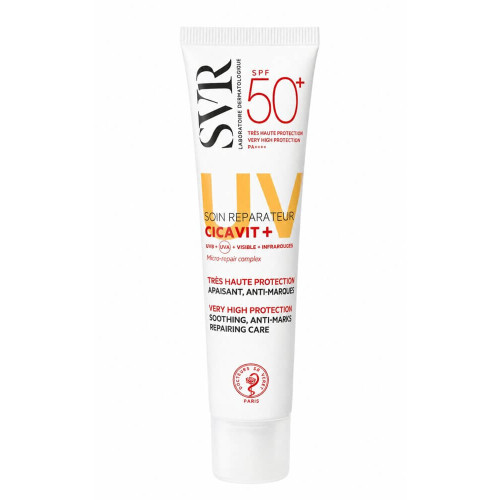 SVR Cicavit+ Успокояващ и възстановяващ крем за увредена и раздразнена кожа SPF50+ 40 мл