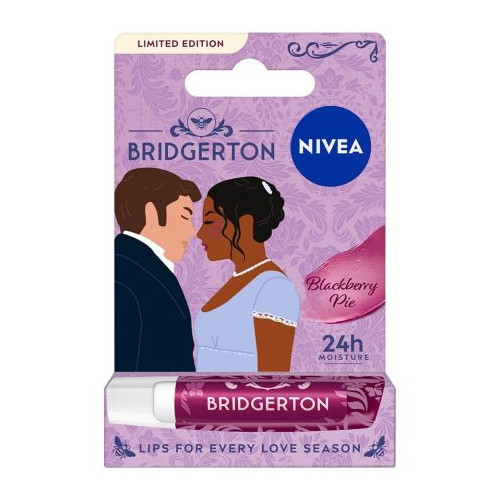Nivea Bridgerton Балсам за устни Къпинов пай 4.8 g