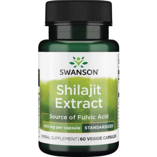 Swanson Shilajit Extract Шилажит Екстракт за младост и красота х60 веге капсули